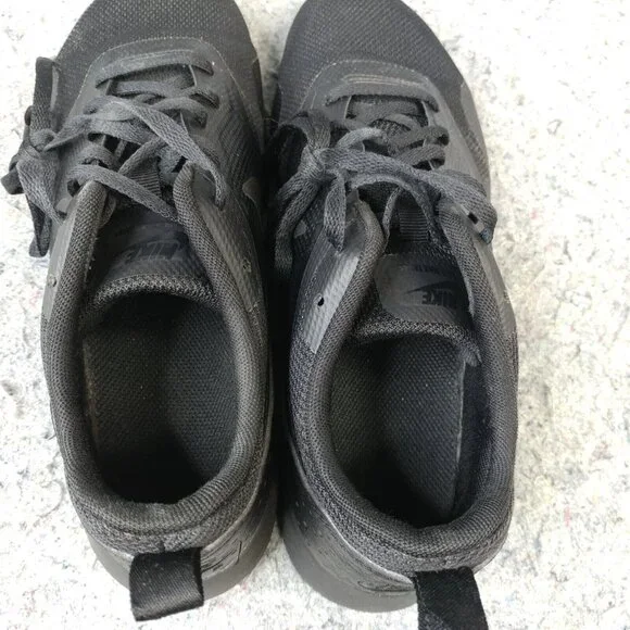 Nike Air Max Tavas Boys 7Y Running Shoes Sneakers Low Top Black 814443-005 - Picture 9 of 10